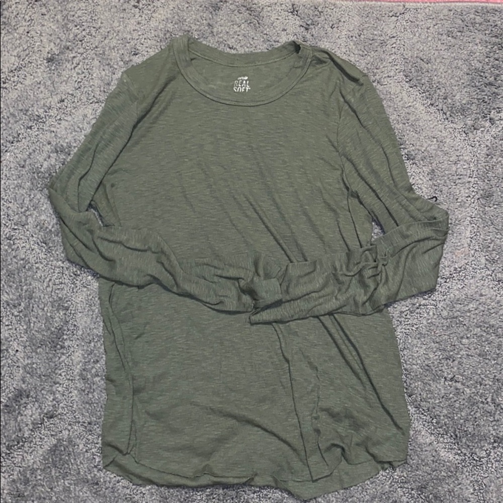 Aerie olive green top